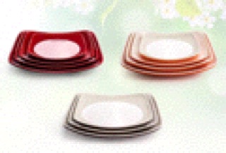 Combo bát đĩa melamine