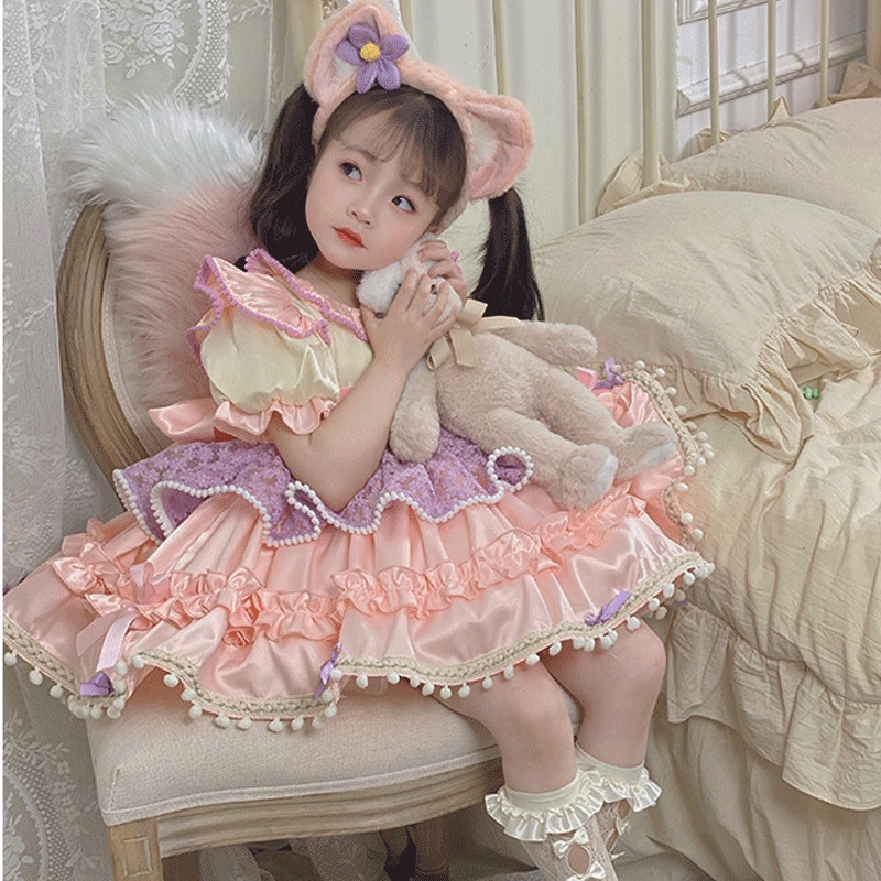 Đầm Công Chúa Lolita 2022 Thời Trang Mùa Hè Mới Cho Bé Gái