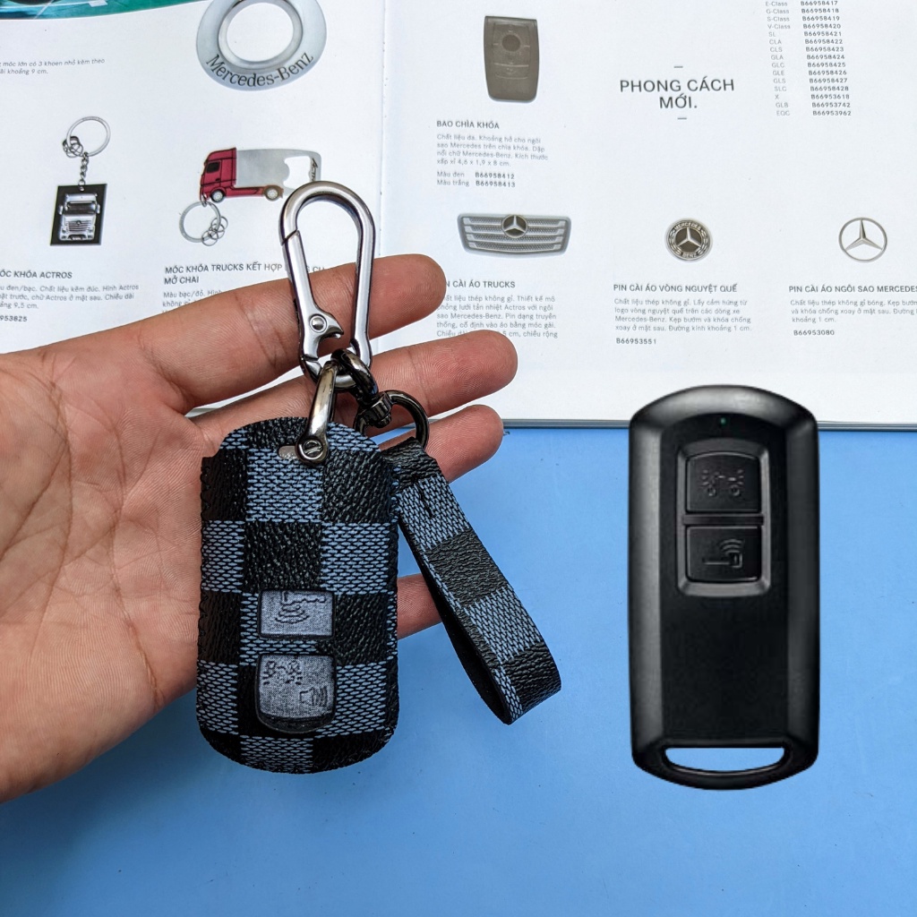Bao Da smartkey Air Blade 150, Vario 150, Airblade 2020, Lead 2020, Scoopy 2022,(ABK 2 móc D)