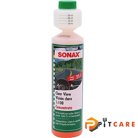 Dung Dịch Rửa Kính Sonax Clear View 1:100 371141 250ml Đậm Đặc Rửa Kính Lái