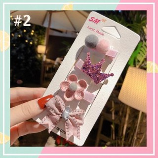 [Siêu Cưng]Set Kẹp 4 Món Cho Bé Yêu