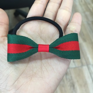 Combo 3 cột tóc nơ họa tiết GUCCI