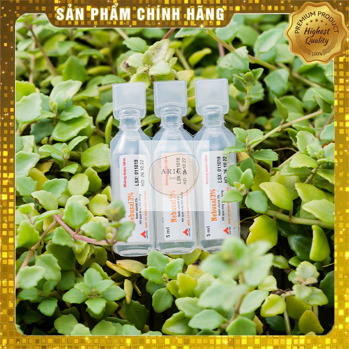 DUNG DỊCH KHÍ DUNG LÀM SẠCH ĐƯỜNG THỞ MŨI, HỌNG, LỎNG DỊCH TIẾT NEBUSAL 3% CPC1HN 1 VỈ 5 ỐNG 5ML
