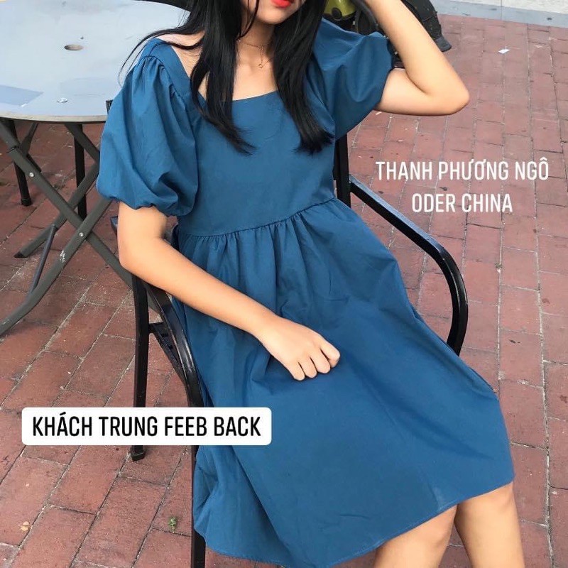 Váy babydoll bánh bèo chất liệu thô mềm | BigBuy360 - bigbuy360.vn