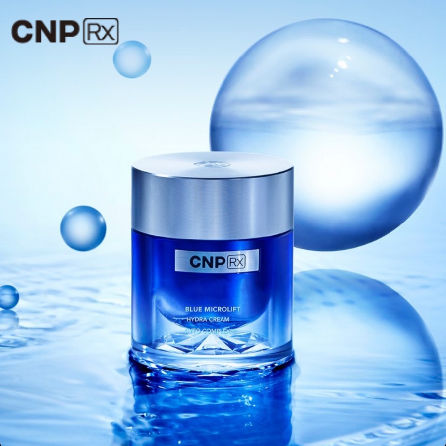 Gói Kem Dưỡng Ẩm CNP Rx Blue Microlift Hydra Cream CYTO Complex 1ml - Siêu Cấp Nước Phục Hồi