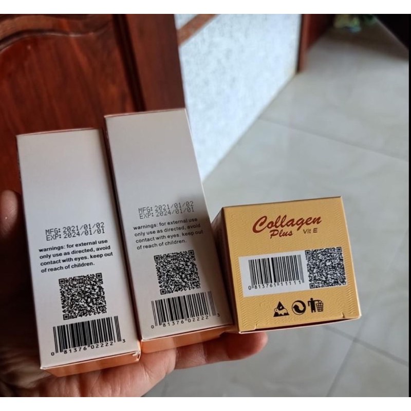 Kem collagen plus vit e mẫu mới chuẩn indonesia