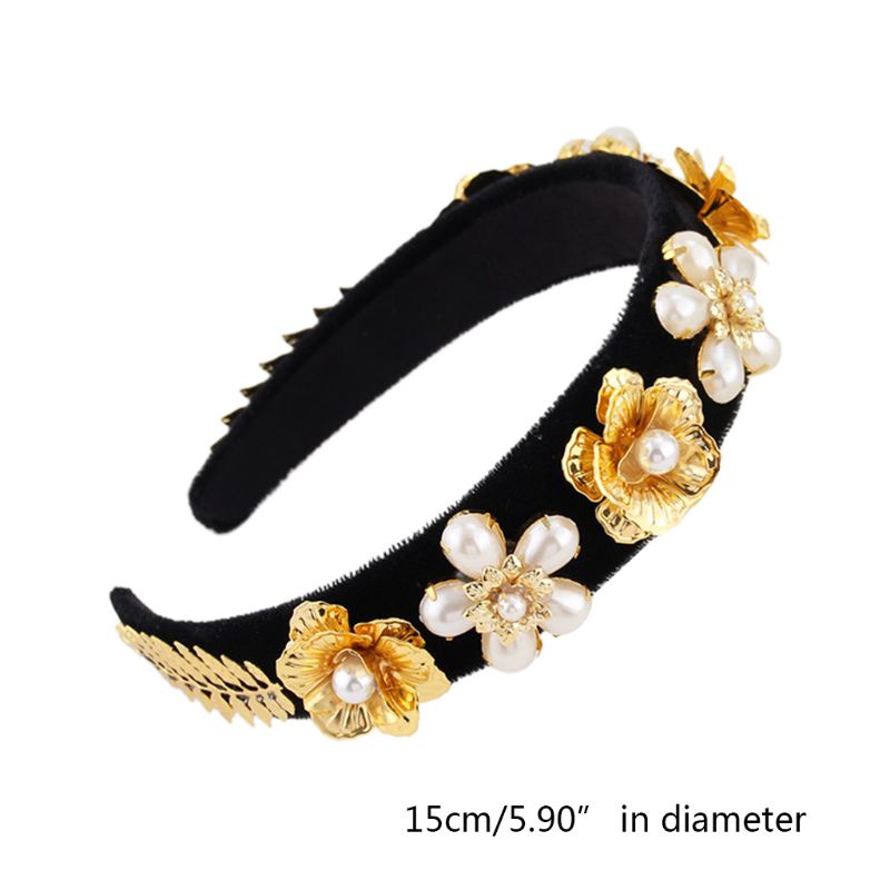 Băng Đô Cài Tóc Đính Đá Sang Trọng Cho Nữ