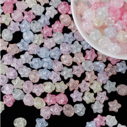 Set 30 Hạt Nhựa Acrylic Làm Trang Sức Thủ Công