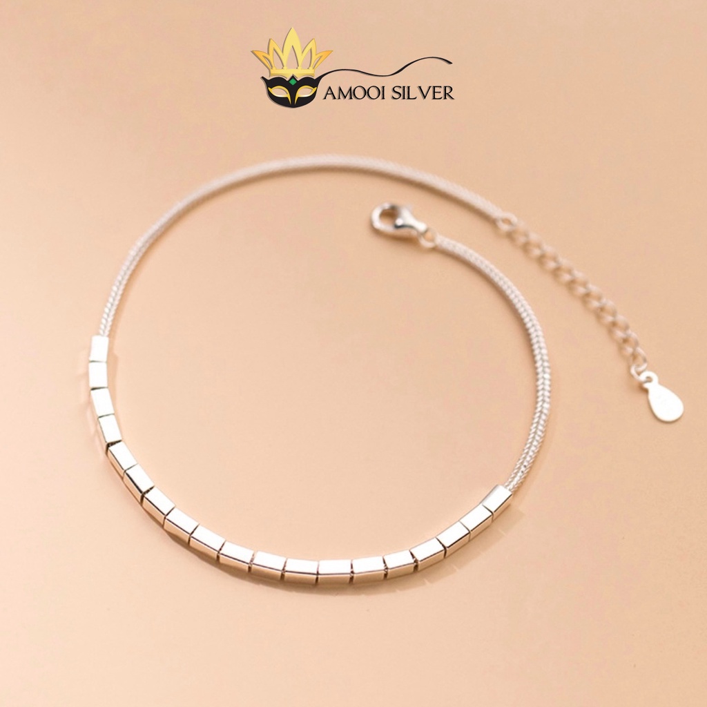 Lắc chân bạc S925 18 viên bi - Amooi Silver AC52