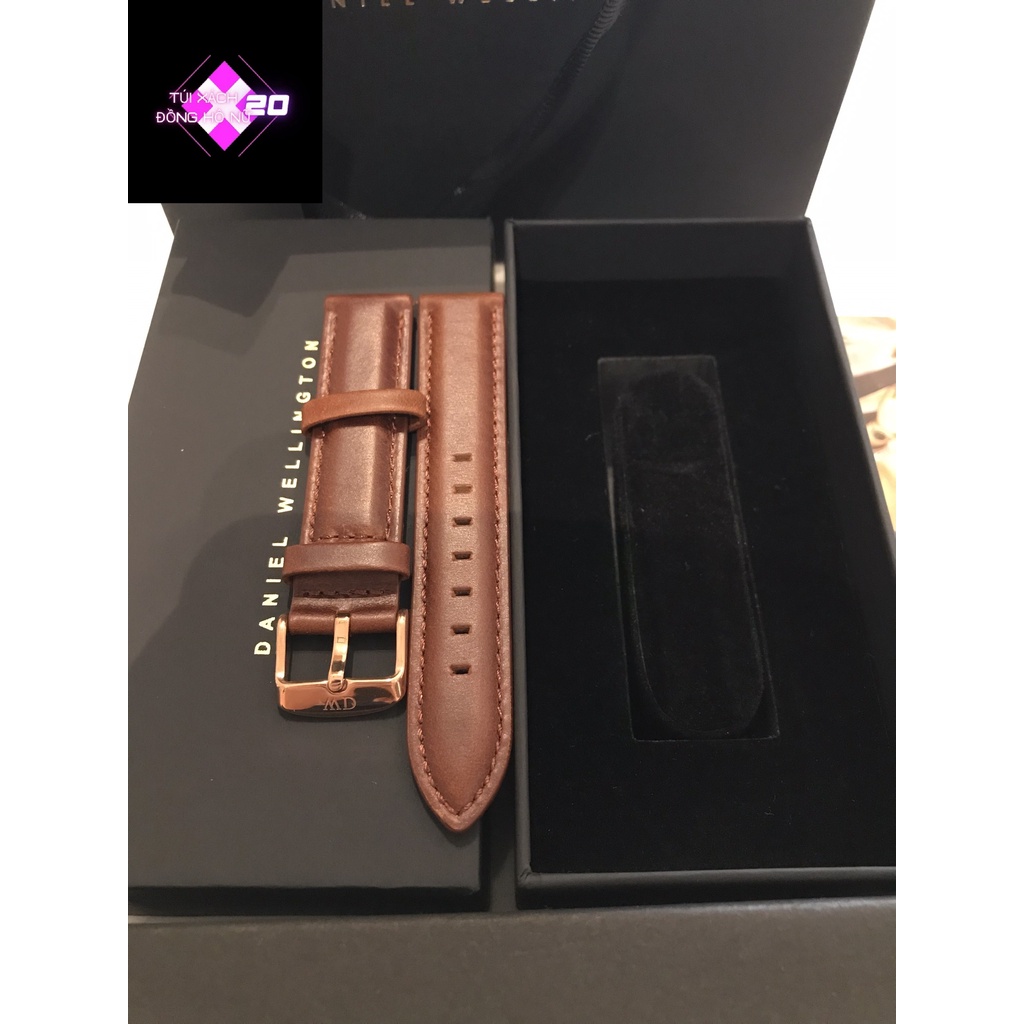 Dây Da Đồng Hồ DW Unisex Daniel Wellington Leather Strap 26mm-28mm-32mm-34mm-36mm-38mm-40mm