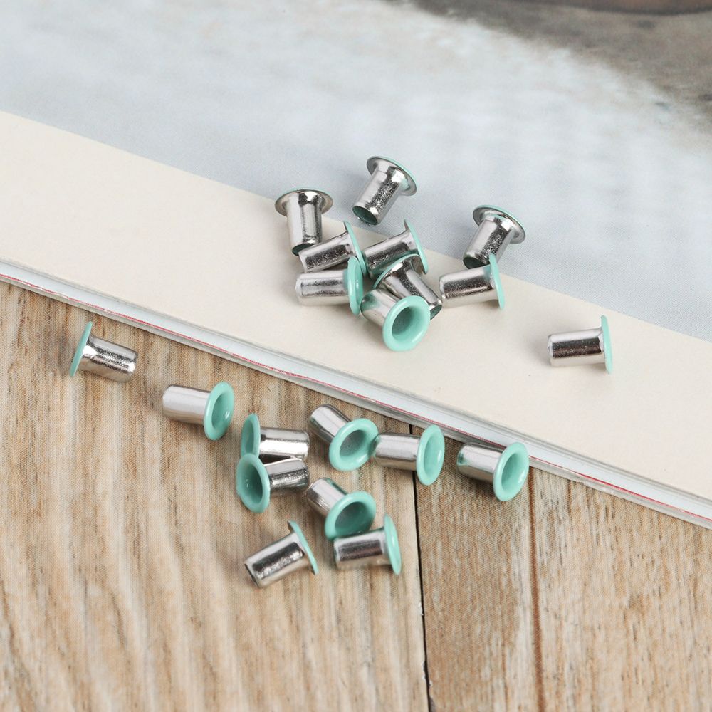 Set 20 nút kim loại siêu nhỏ lỗ 1mm/ 2.5mm nhiều màu tùy chọn gắn túi xách/ búp bê/ khóa thắt lưng/ giày/ quần áo diy