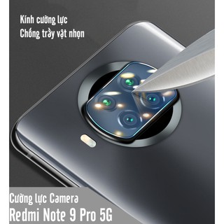 Dán cường lực nano dẻo bảo vệ Camera cho Xiaomi Redmi Note 9 Pro 5G 2021