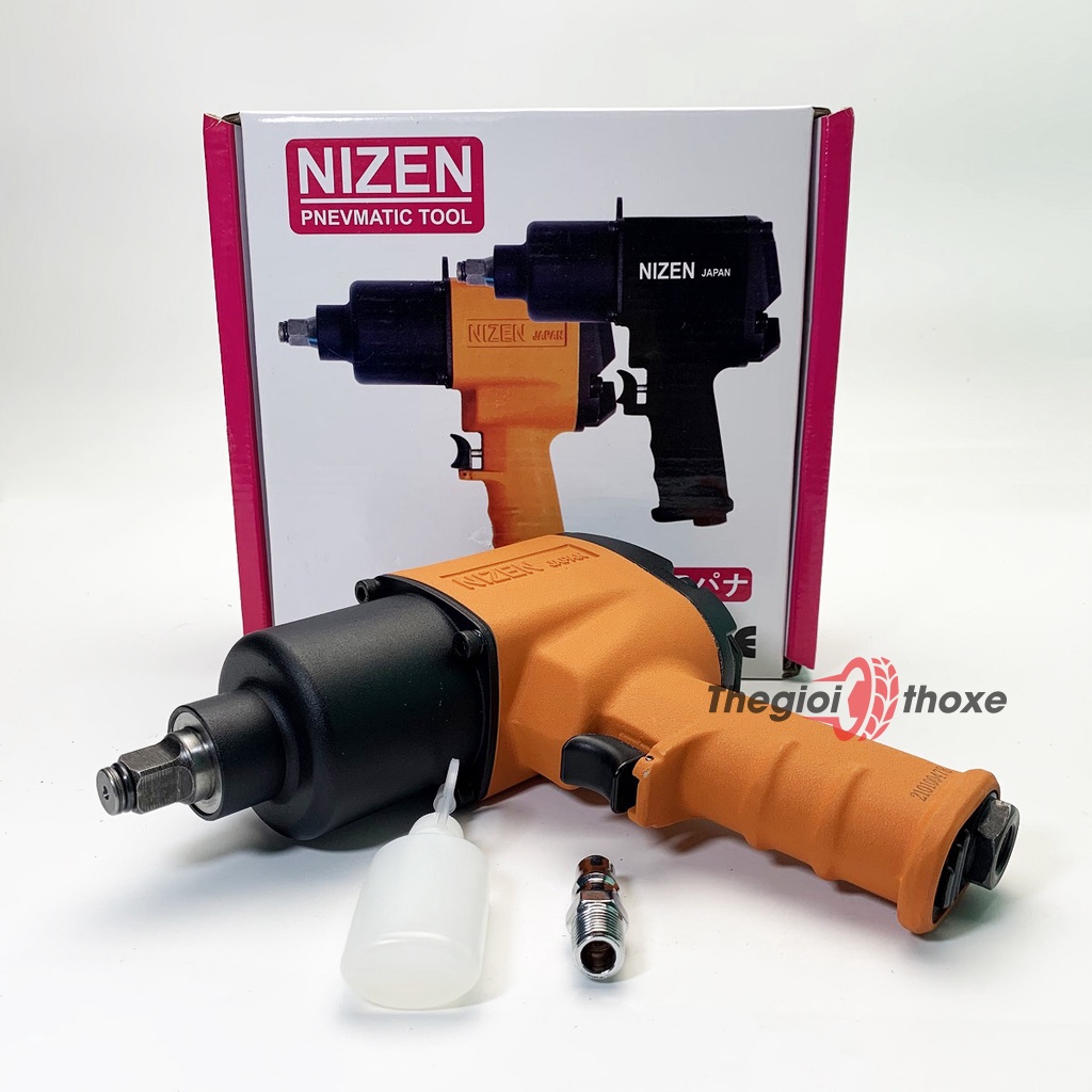 Súng bắn ốc Nizen N-999 hàng Nhật | Súng xiết bu lông 1/2, mở ốc cỡ lớn cho thợ sửa xe | Thế Giới Thợ Xe