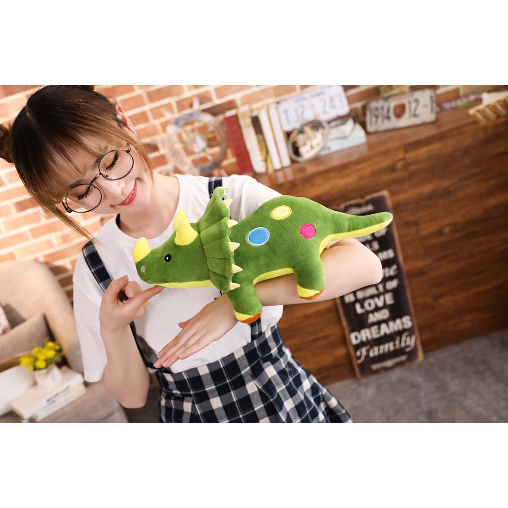 CÓ SẴNThú Nhồi Bông Hình Khủng Long Hoạt Hình 120cm Sống Động Như Thật Mềm Mại Làm Quà Sinh Nhật Cho Bé Trai Bé Gái