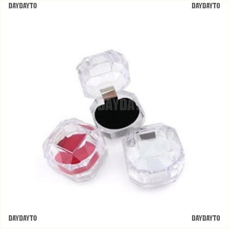 Set 5 Hộp Nhựa Trong Suốt Trưng Bày Nhẫn