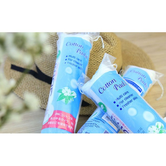 Bông tẩy trang Jomi Cotton Pads Nhật 120 miếng Hàng Chính Hãng