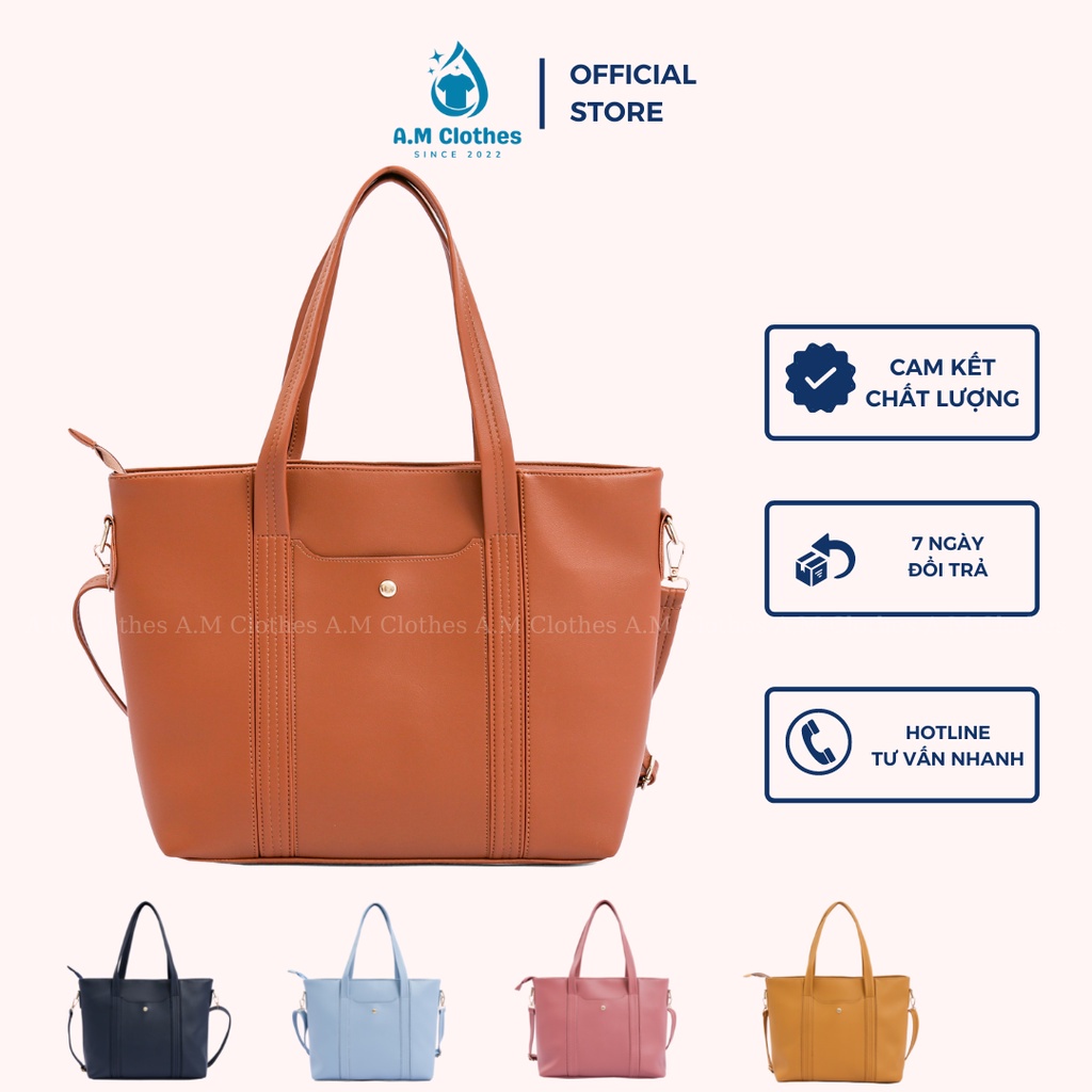 Túi Xách Da nữ CITY BAGS A.M Clothes  thời trang đi học đi làm công sở phong cách Hàn Quốc đẹp hot nhất 2022