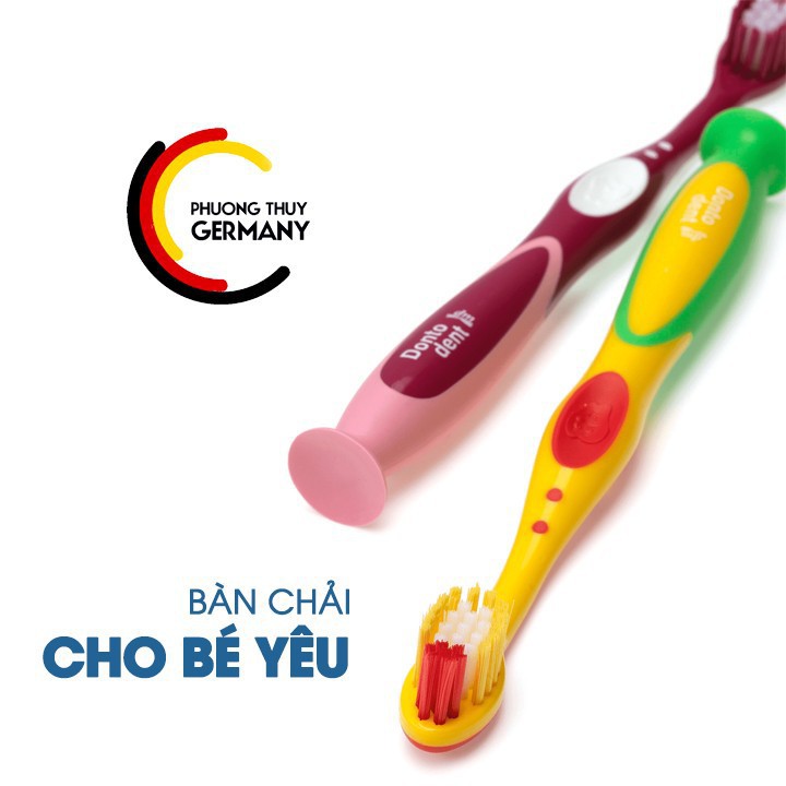 Bàn chải đánh răng siêu xinh cho các bé từ 3-6 tuổi set 2 chiếc