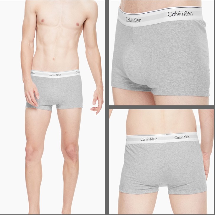 Giới Hạn! Bộ 3 Quần Lót Calvin Klein CK Vải Cotton Thoáng Khí Cho Nam