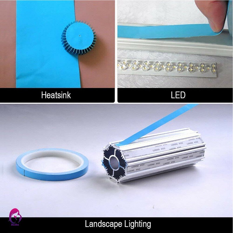 Thermal Adhesive Tape High Performance Thermally Double Side Tapes Cooling Pad Apply to LED Strips 3D Printer Laptop