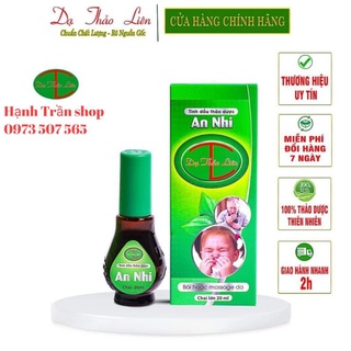 Tinh dầu hô hấp an nhi dạ thảo liên .