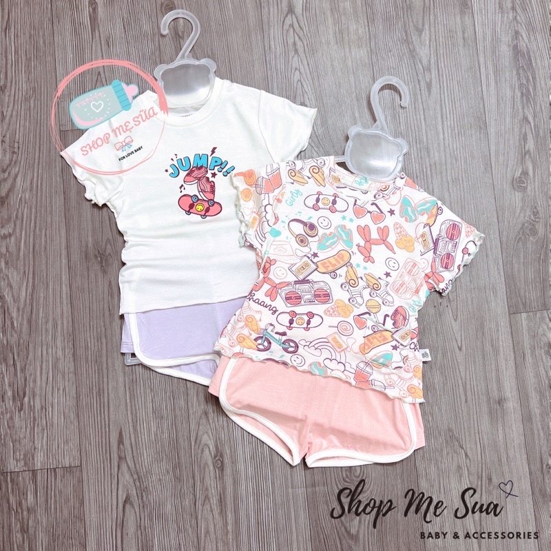 CHAANG Bộ Cộc Tay Cài Vai Trẻ Em Bst Active 2022