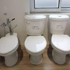 Bàn Cầu Caesar CPT1332 Thùng T1116 Thoát Ngang Xả Gạt