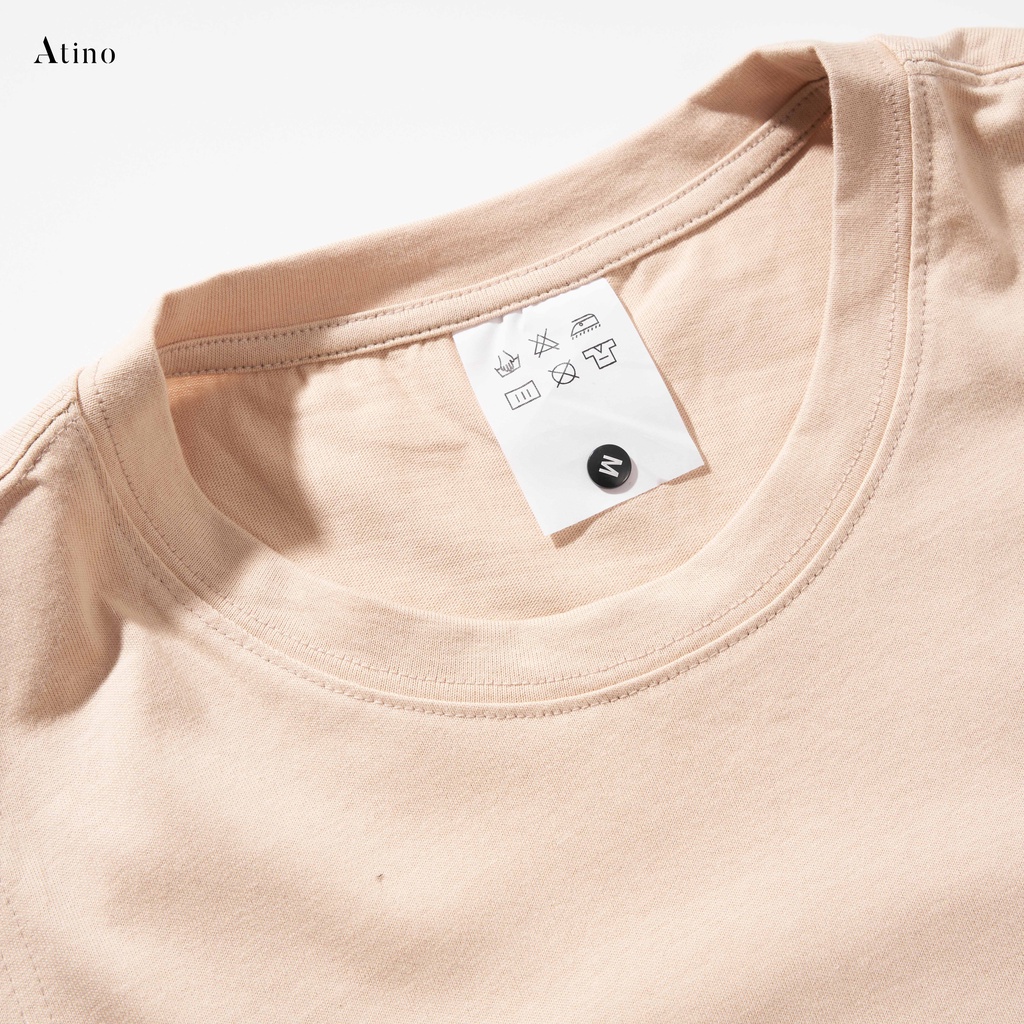 Áo Tank Top Nam Trơn ATINO Chất Cotton Thoáng Mát form Regular TT1101