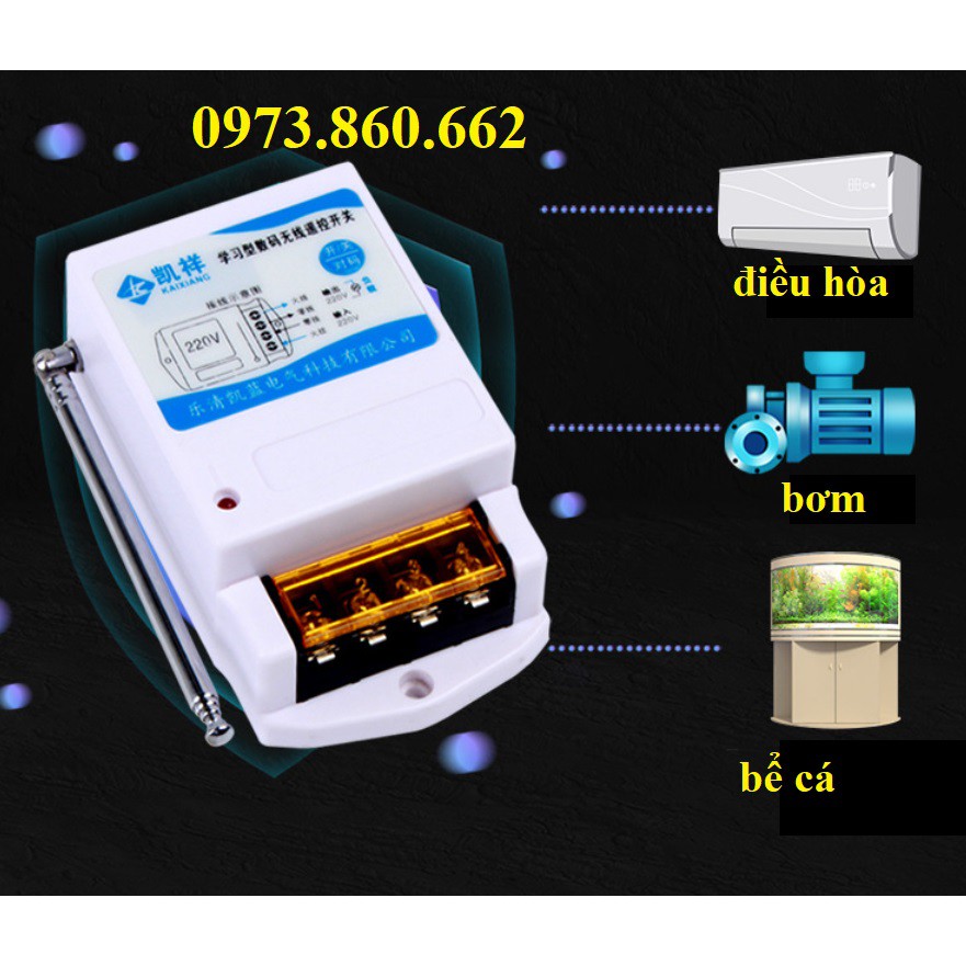 Điều khiển từ xa 3km, 5km 220v, điều khiển bơm nước, động cơ điện, tưới tiêu từ xa lên tới 5000m