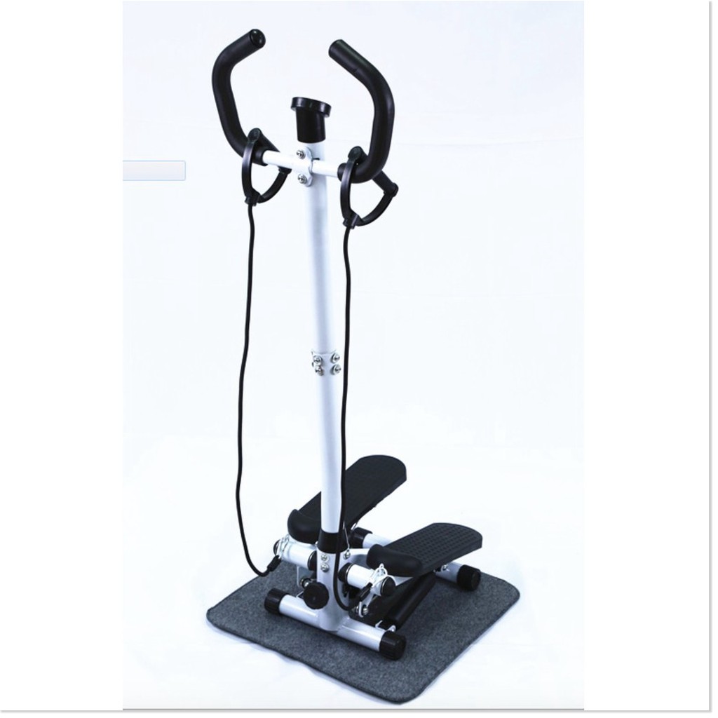 Thiết bị chạy bộ tập thể dục vận động tại nhà có màn hình hiển thị FitnessHome bao gồm tay vịn và dây