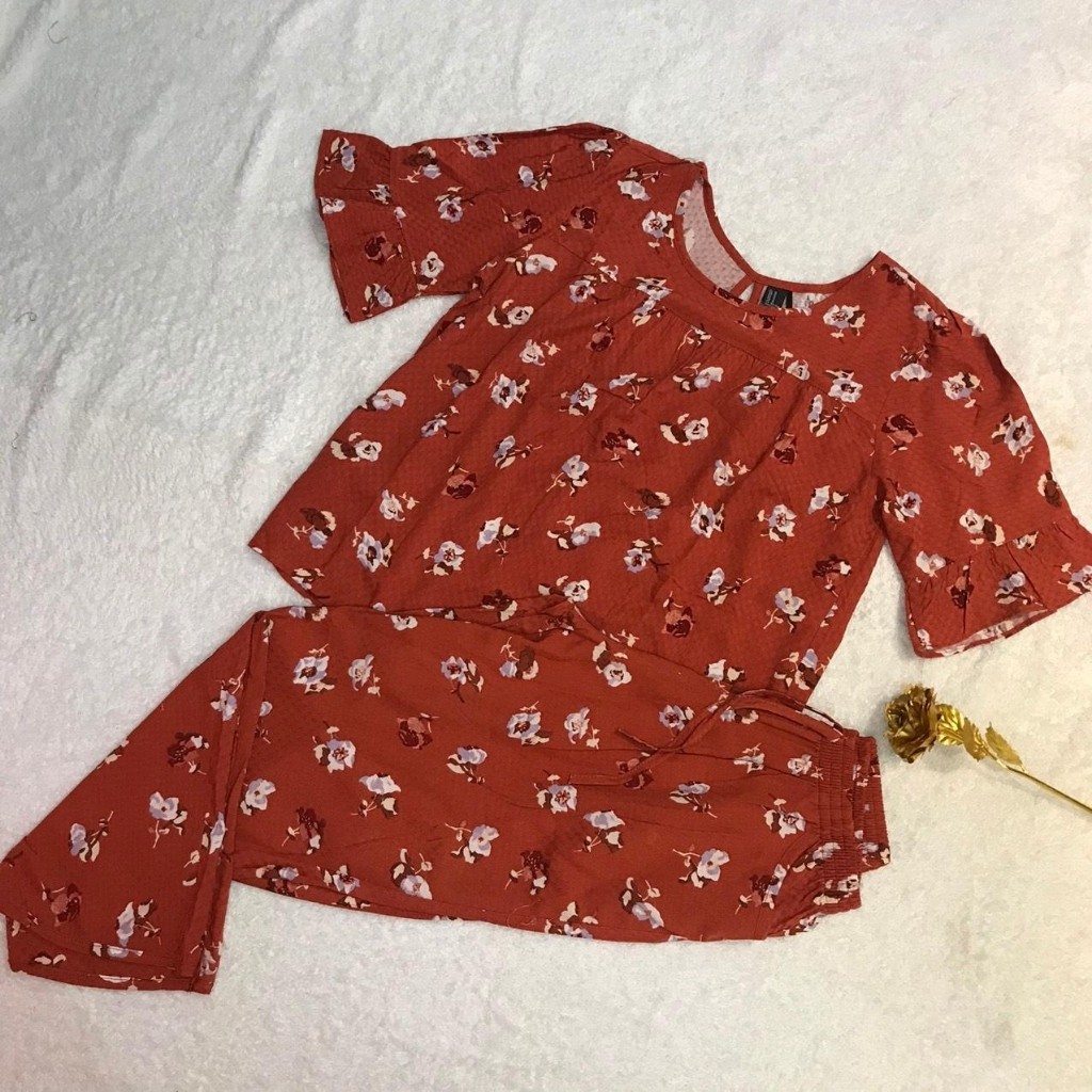 Đồ Bộ Nữ B011 VNXK Dáng Dài Chất Liệu Vải Tôn Lanh Mặc Siêu Mát (ẢNH SHOP TỰ CHỤP) | BigBuy360 - bigbuy360.vn