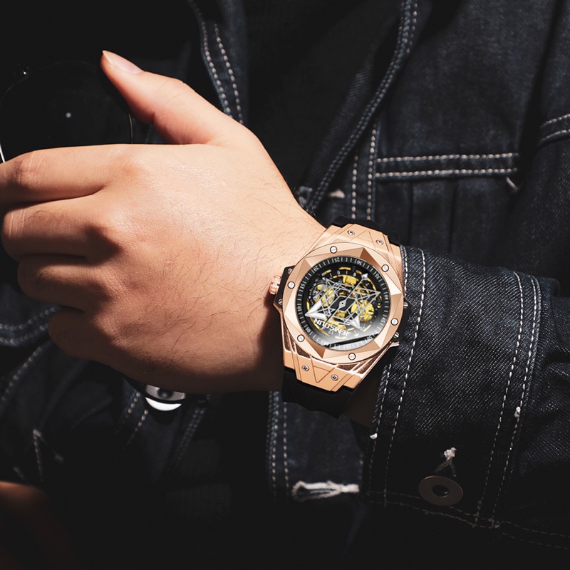 Đồng Hồ Cơ Tự Động Thời Trang Nam Kimsdun 2101A