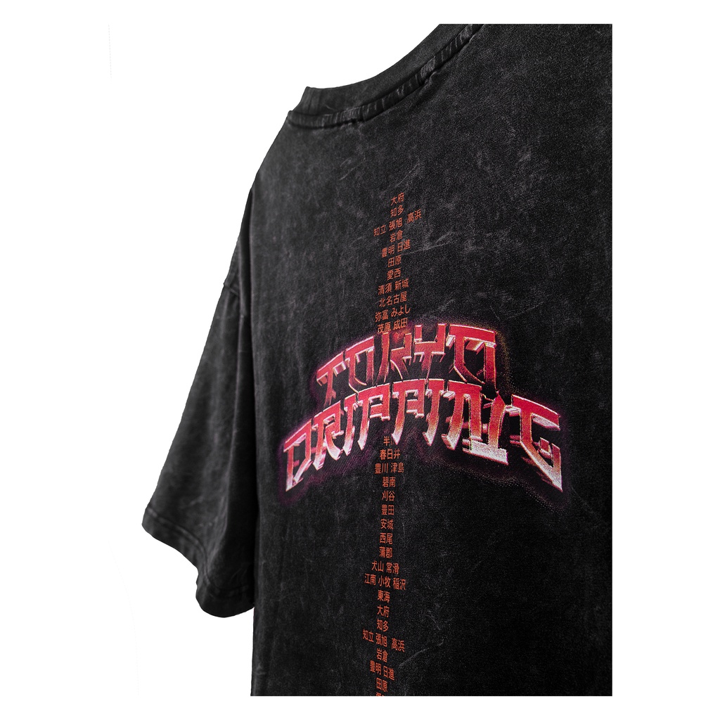 Áo Thun Tay Lỡ Unisex TOKYO DRIPPING WASHED 100% Cotton - HADES Brand Chính Hãng | BigBuy360 - bigbuy360.vn