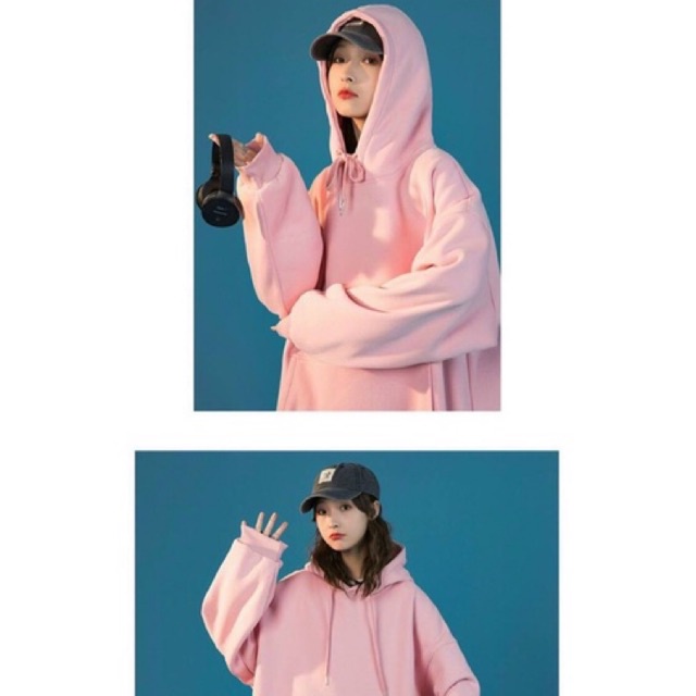 Áo khoác hoodie nón nỉ ngoại dày dặn full màu