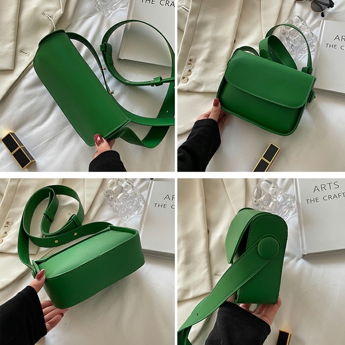 Túi đeo chéo da F&B phiên bản mới 3 màu sắc cá tính hot trend