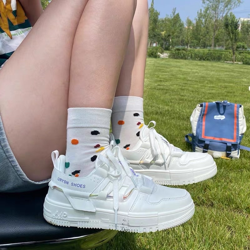 Giày thể thao AIRR nữ đế bắng pha màu, Giày Sneaker có đế phối màu phong cách trẻ trung năng động | BigBuy360 - bigbuy360.vn