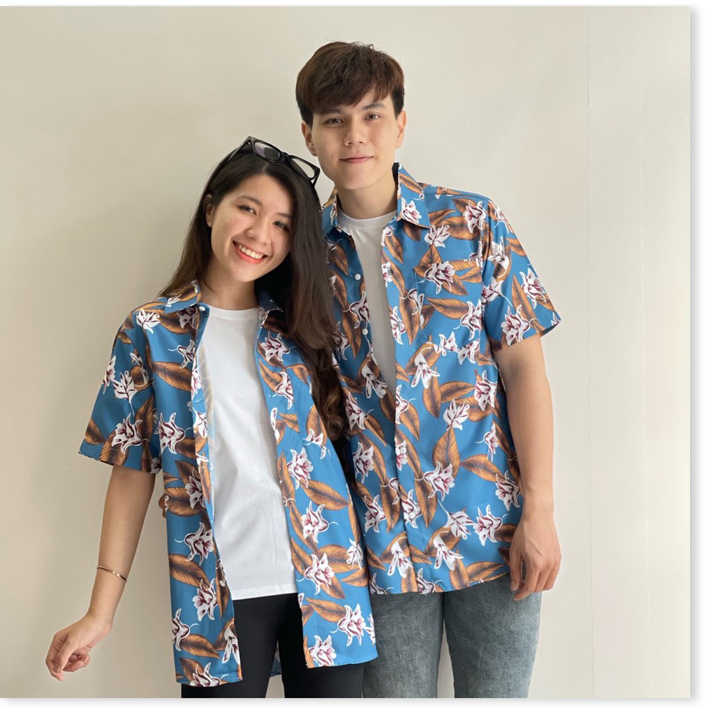 ÁO SƠ MI NAM NỮ,THIẾT KẾ HỌA TIẾT SIÊU NGẦU,CHẤT LIỆU VÃI THOÁNG MÁT KHÁNH AN STORE