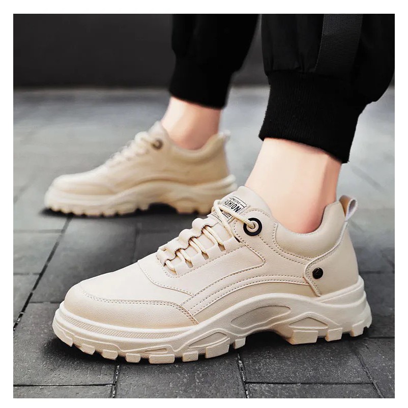 ( CÓ HỘP ) Giày Nam Sneaker Tăng Chiều Cao , Giày Da Đế Cao Nam Bảo Hành 1 Đổi 1 Tặng 3 Tất Cotton Khi Mua 2 Đôi