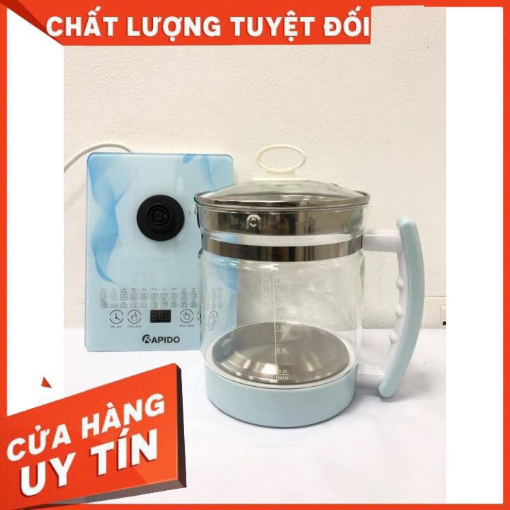 [Hàng Chính Hãng - Bảo Hành 12 Tháng] ❤️ Ấm Điện Đa Năng Rapido Với 24 Chế Độ Nấu