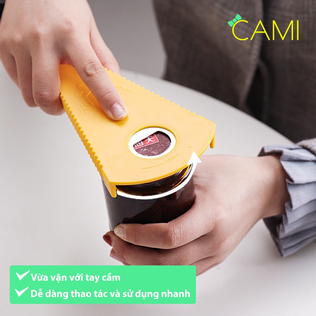 Dụng cụ đa năng khui nắp chai nhựa, thủy tinh, chai bia, đồ hộp bằng thiếc, kim loại - Cami - CMPK210