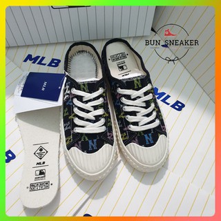 [Giảm giá - Hot trend ] Giày thể thao sneakers Sục Nữ, Giày đạp gót ,Sục 𝐌𝐋𝐁 NY Thổ Cẩm ( Tặng Kèm Tất)