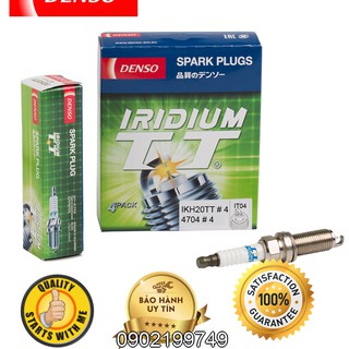 Bộ 04 bugi Denso Iridium IKH20TT cho Innova, Fortuner . . .