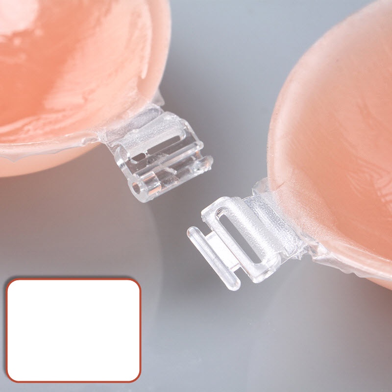 Miếng dán ngực silicon cài trước kèm dây rút trong nâng ngực - Áo ngực dán nâng ngực chuyên dùng mặc váy cưới 189