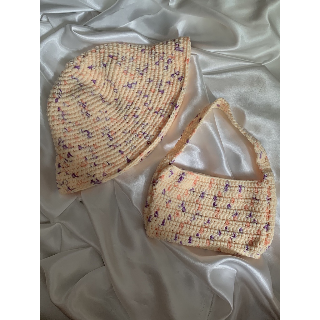 Double Mini Bag - Túi móc len - Ichi.sg