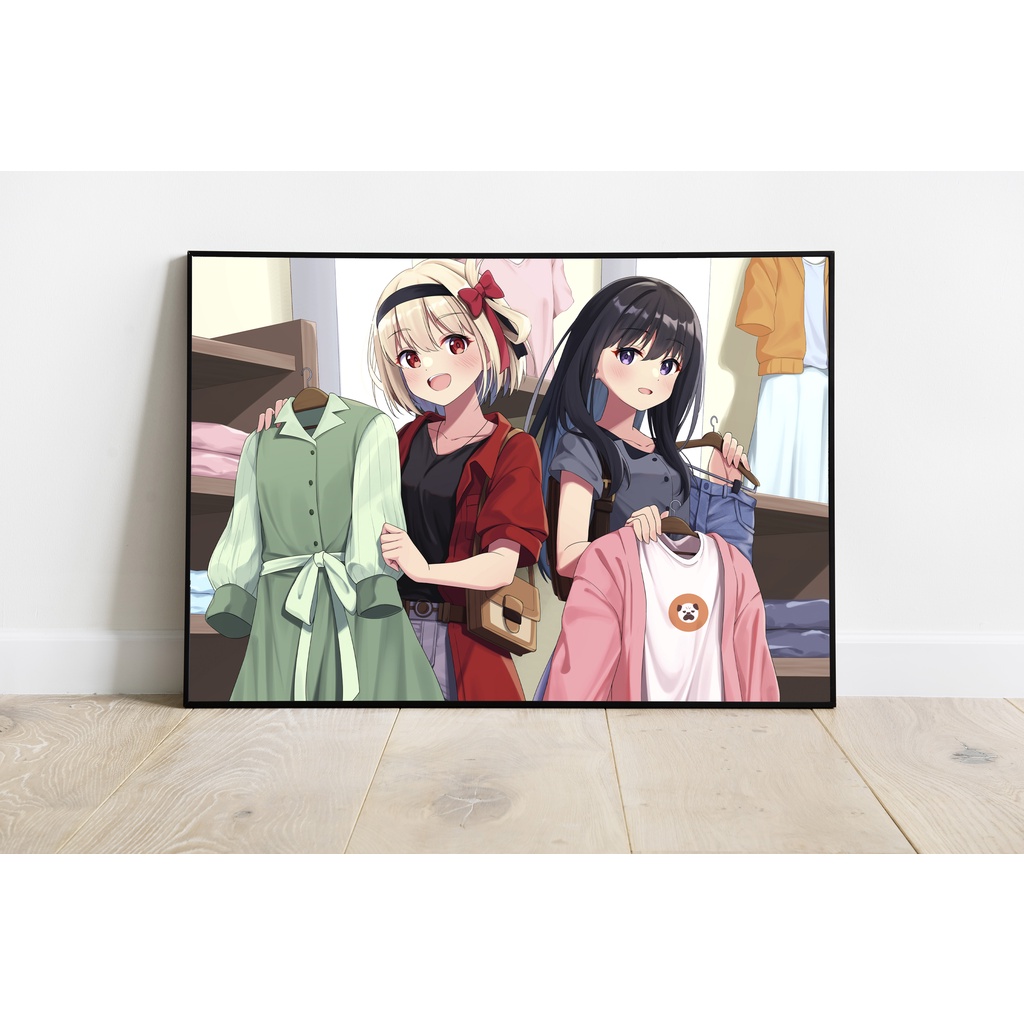 POSTER A3 CHẤT LƯỢNG CHUẨN ANIME LYCORIS RECOIL (8) - 2D TỘC SHOP