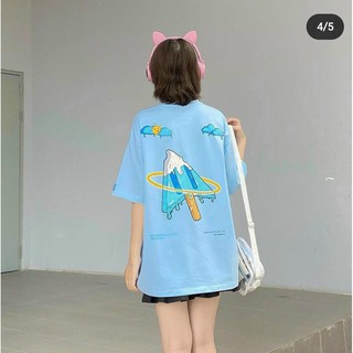 [GIÁ HUỶ DIỆT] Áo Thun Click Hình Lưng - Áo Thun Unisex Nam Nữ - Áo Thun Uzzlang (có ảnh thật)