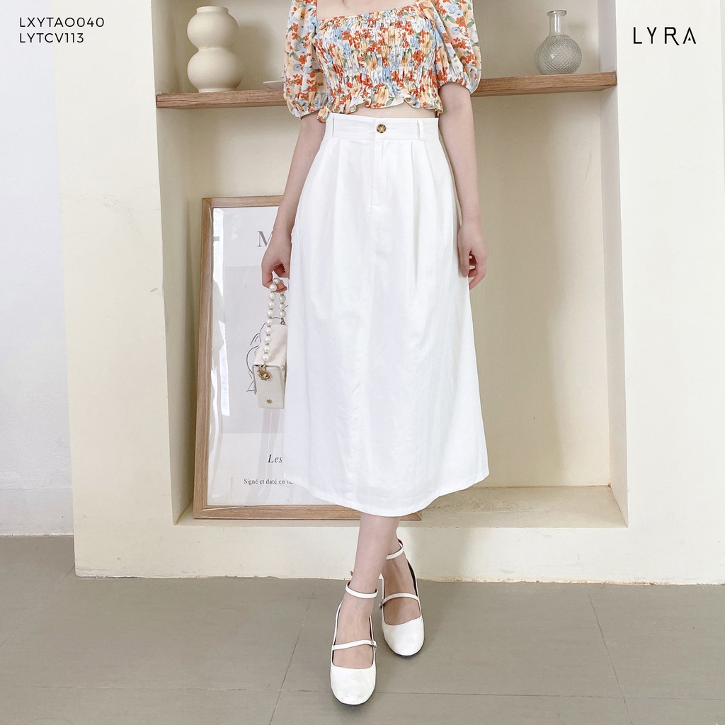 Chân váy nữ dài thiết kế by LYRA, chất liệu thô basic, phong cách Hàn Quốc-LYTCV113 | BigBuy360 - bigbuy360.vn