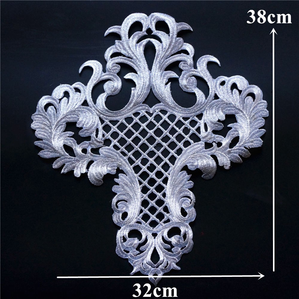 Miếng Dán Ủi Quần Áo Thêu Hoa Phong Cách baroque