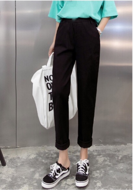 Quần baggy kaki nâu nhạt và đen cực hot [ ẢNH THẬT CUỐI ]