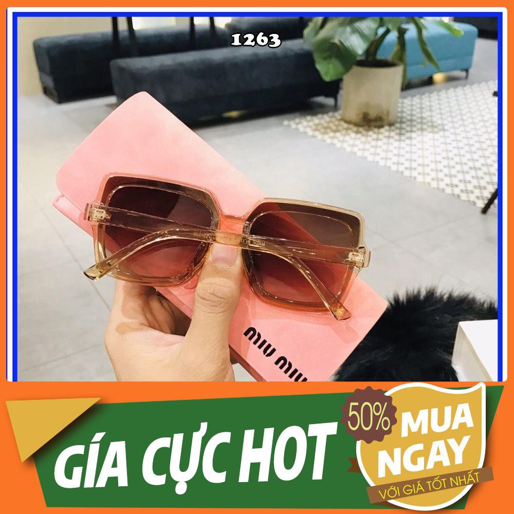 KÍNH MÁT NỮ GỌNG VIỀN DÀY ĐUÔI ĐÍNH ONG CAO CẤP AH1263